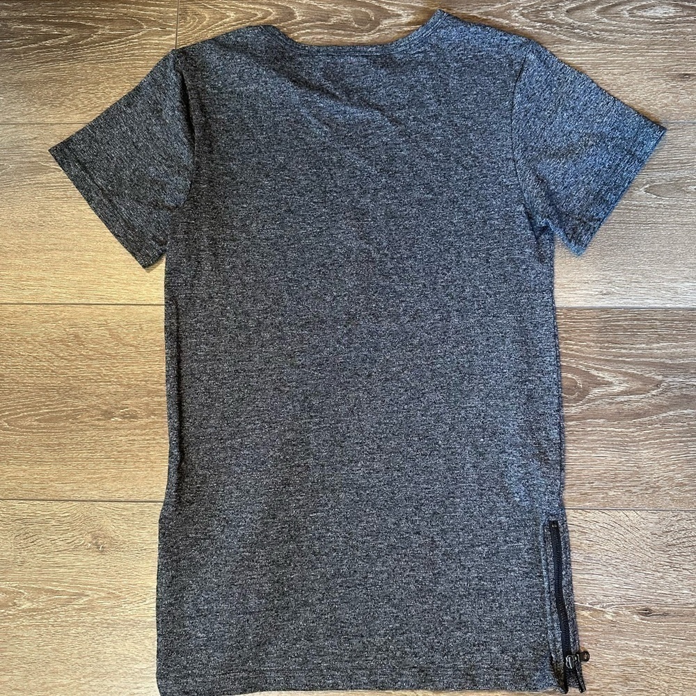 Haus of JR Harper SS Side Zip Tee Charcoal - Picture 10 of 11